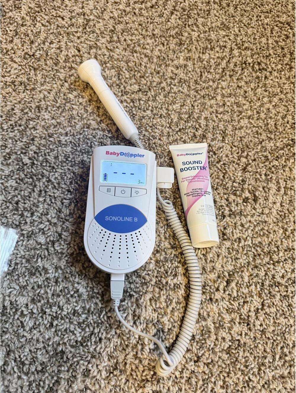 Baby Doppler Sonoline B Fetal Heart Rate Monitor with Sound Booster Gel